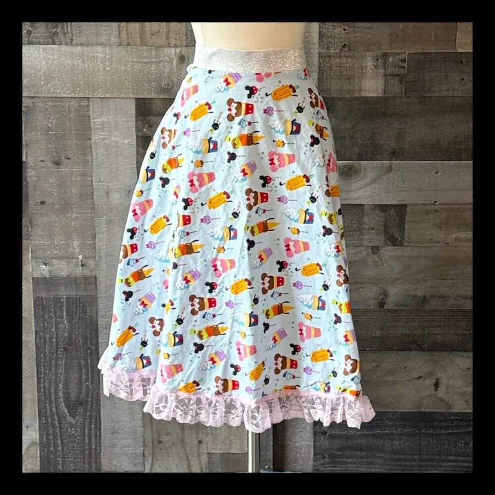 Disney Ice Cream skirt xsmall Disneyland costume Mickey Mouse vacation cosplay - Picture 1 of 11